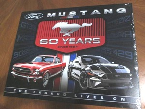 lot 521 image: Mustang metal sign