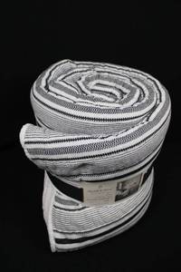 lot 5 image: Hearth & Hand with Magnolia King Textured Stripe Quilt - 100% Cotton, Hand Quilted 104inch x 92 inch (NEW)