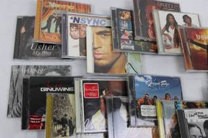 lot 6 image: Assorted Music CDs Collection - Usher, NSYNC, Justin Timberlake & More Hits