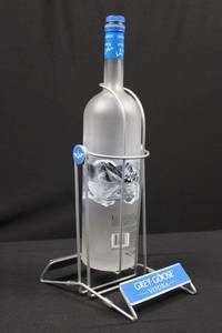 lot 12 image: Grey Goose Vodka Bottle with Display Stand