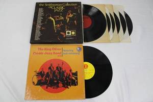 lot 19 image: King Oliver Creole Jazz Band 1923 LP & Smithsonian Collection of Classic Jazz Box Set