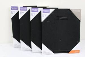 lot 61 image: Better Homes & Gardens Fabric Storage Bin - Black, 12.75W x 15D x 12.75H, 4-Pack