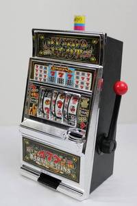 lot 91 image: Jumbo Slot Slot Machine Toy - Battery Operated 14 Tall NOT TESTED