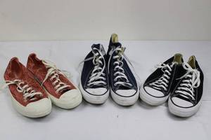 lot 109 image: Converse All Star Sneakers (Lot of 3) size 11.5