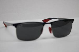 lot 119 image: Ray-Ban Scuderia Ferrari Collection RB3726M Sunglasses - Metal Frame, 50-18-140, 3N Lenses