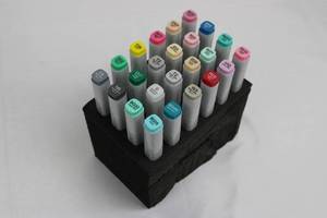 lot 125 image: Copic Sketch Marker Set - 24 Colors, Made in Japan