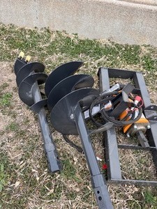 lot 17 image: Unused 2026 Skid Steer Auger Drive & Bit Attachment