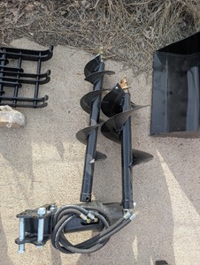 lot 87 image: Auger(20cmAND 30cm)12EX-AGR&200A FOR MINI EXCAVATOR