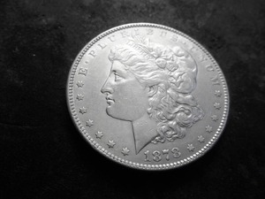lot 1 image: 1878 Morgan Silver Dollar