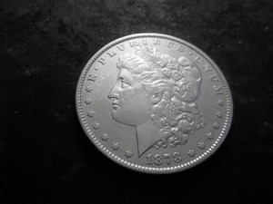 lot 2 image: 1878 Morgan Silver Dollar 3rd Reverse (1879)