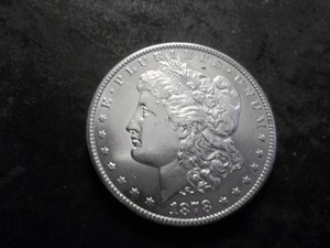 lot 3 image: 1878 S Morgan Silver Dollar