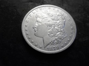 lot 4 image: 1879 Morgan Silver Dollar