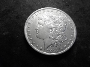 lot 9 image: 1881 O Morgan Silver Dollar