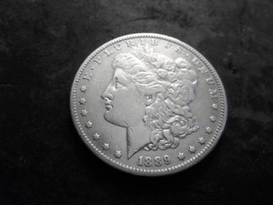 lot 16 image: 1889 S Morgan Silver Dollar