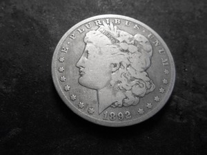lot 19 image: 1892 O Morgan Silver Dollar