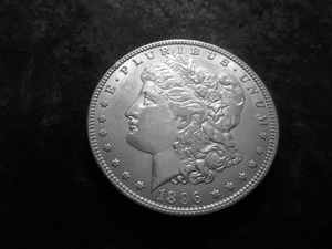lot 21 image: 1896 Morgan Silver Dollar