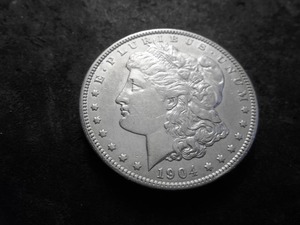 lot 30 image: 1904 Morgan Silver Dollar