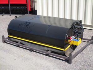lot 23 image: Future Equipment 72 Skid Steer Box Broom Sweeper Bucket