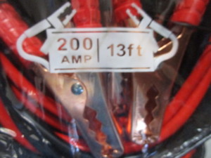 lot 160 image: 200amp 13 Jumper Cables