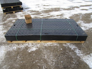 lot 212 image: Future Equipment 12pcs Ground Protection Mats wConnectors