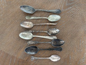 Assorted Silver Plated Spoons