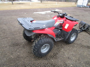 Kawasaki Prairie 400 ATV w/Snowplow