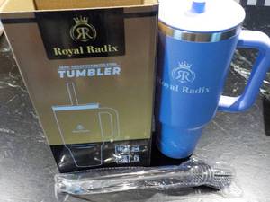 lot 10 image: Royal Radix Stainless Steel Tumbler...