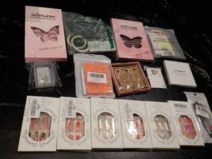lot 26 image: Jewelry, Nail, and Makeup Products...