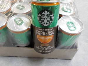 lot 54 image: 12 pack Starbucks Espresso Salted C...