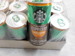 lot 55 image: 12 pack Starbucks Espresso Salted C...