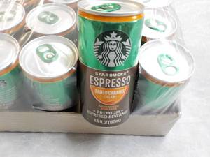 lot 56 image: 12 pack Starbucks Espresso Salted C...