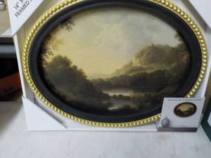 lot 84 image: 14 x 11 Framed Art...