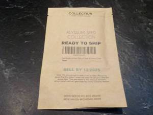 lot 154 image: Alyssum Seed packets...