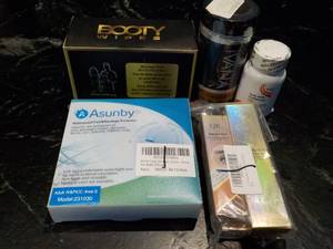 lot 155 image: Vitamins, Booty Wipes, Bandage and ...