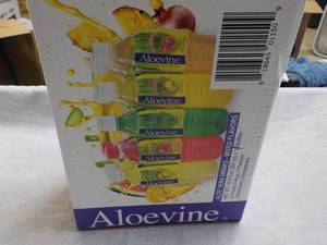 lot 193 image: Aloevine 10 bottles Aloe Vera Drink...