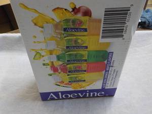 lot 196 image: Aloevine 10 bottles Aloe Vera Drink...