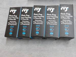 lot 199 image: 5 Anit-Fog Lens Cleaning 3 pc Kit...