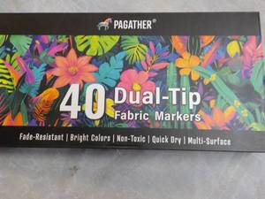 Pagather 40 Dual Tip Fabric Markers...