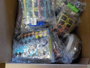 lot 212 image: Large Box of New Amazon Party Overs...