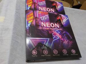 lot 235 image: 2 Neon LED Wall Dcor...