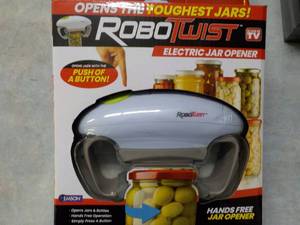 lot 237 image: Robo Twist Electric Jar Opener...