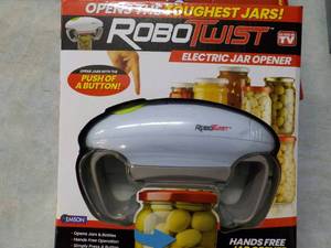 lot 238 image: Robo Twist Electric Jar Opener...