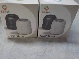 lot 240 image: 2 Lumo Mason Jar Vacuum Sealers...