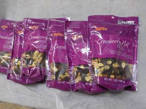 lot 288 image: 6 bags Cranberry Nut Trail Mix past...