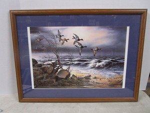 lot 5 image: Shore Waves Print, Redlin