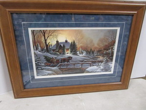 lot 7 image: Heading Home, Redlin Print