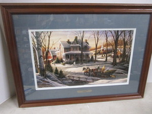 lot 9 image: Homeward Bound, Redlin Print