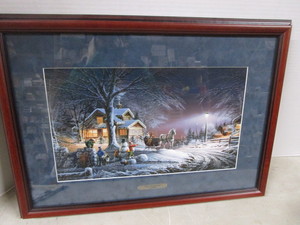 lot 12 image: Winter Wonderland, Redlin Print