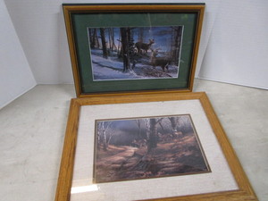 lot 14 image: Whitetail Deer, Redlin Prints