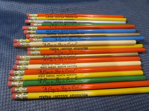 lot 27 image: Central Livestock Assoc Pencils
